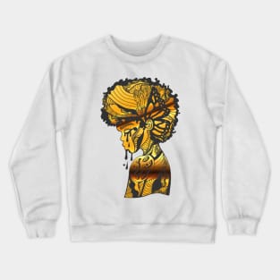 Gold Beauty In struggle Crewneck Sweatshirt